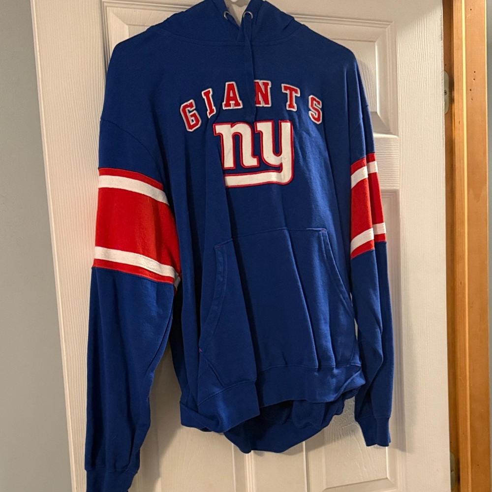 Giants Blue and Red Men's Sweater